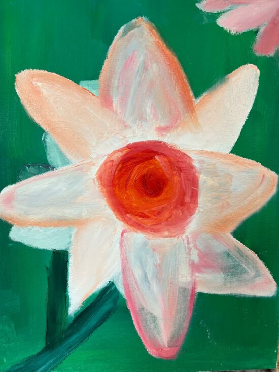 Flower, Oil on Canvas 11x14